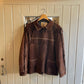 1960s Dark Brown Suede Leather Tassel Western Jacket