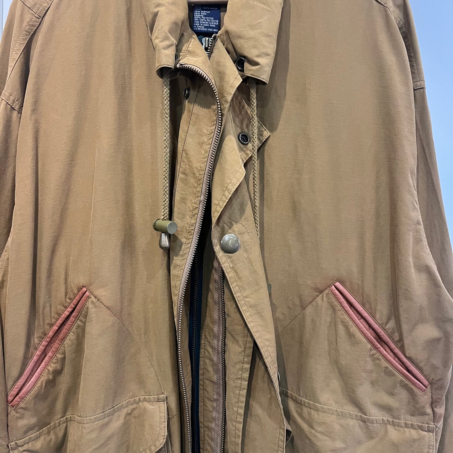 1990s Tan Gap Cotton Military Style jacket