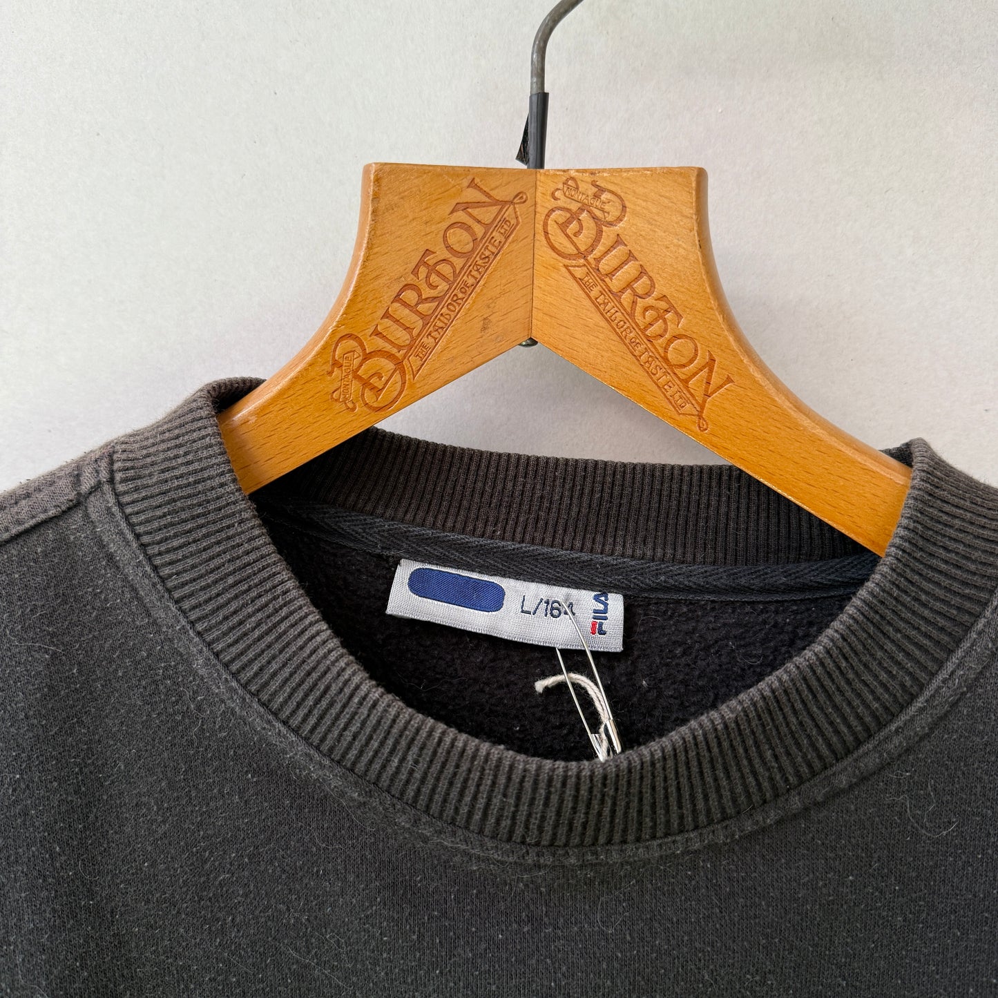 1990s Black Fila Sweatshirt