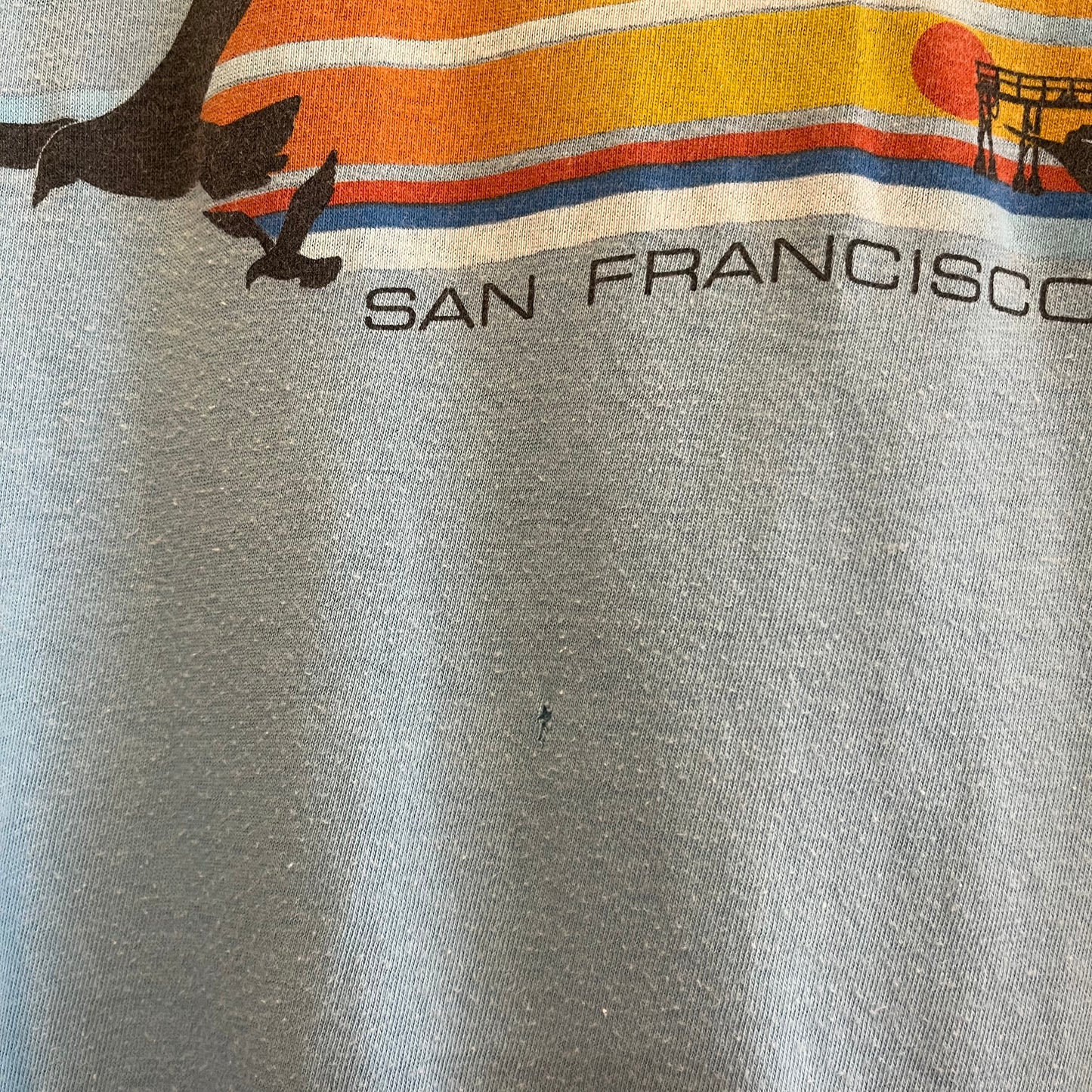 1980s Blue San Francisco Graphic T-shirt