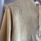 1970s Yellow Wool Knitted Cardigan Jumper
