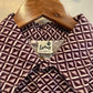 1970s European Patterned Button Up Shirt