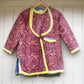 1970s Pink Indian Cotton Quaze Quilted Jacket