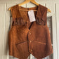 Suede Tassel Wasitcoat