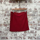 2000s Y2K Red Woolrich Mini Skirt