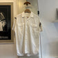 1970s White Short Sleeve US Navy Dress Shirt