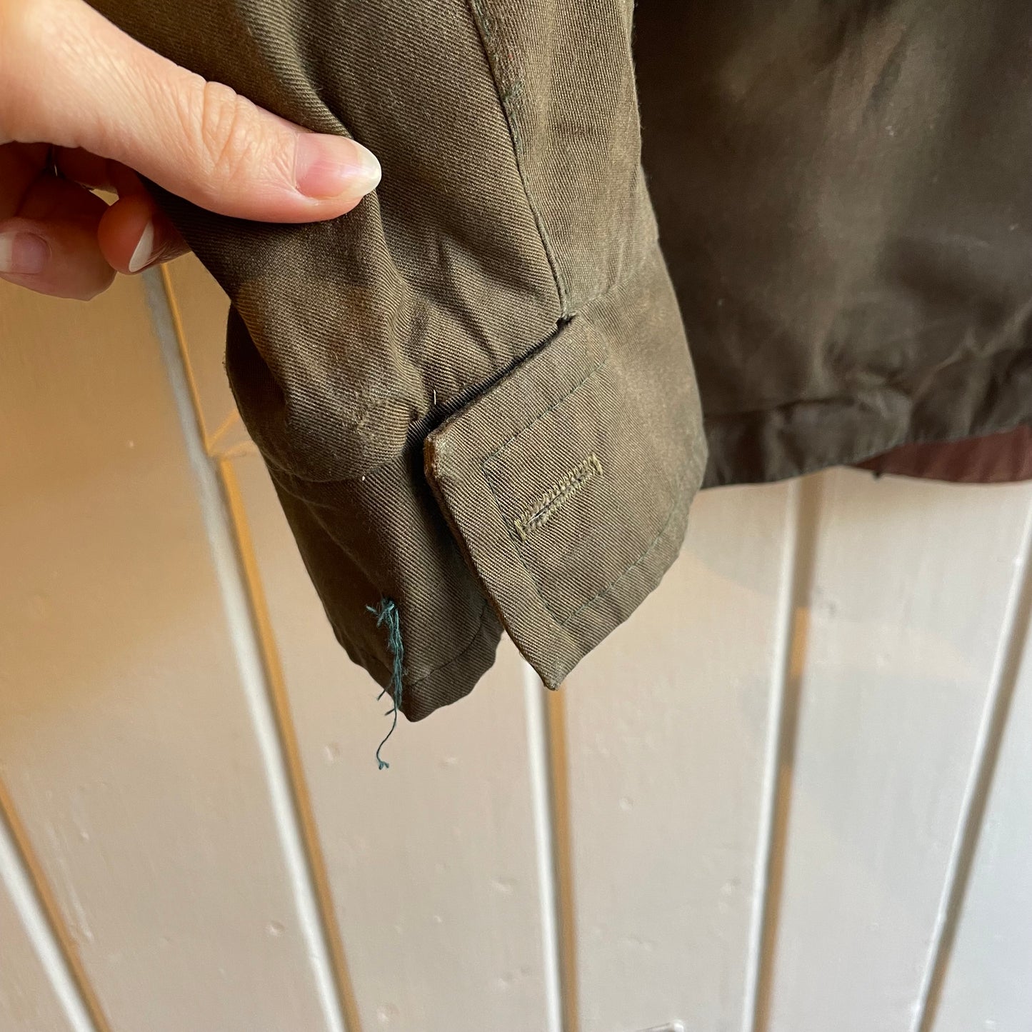 1970s Khaki Green Military Field Jacket