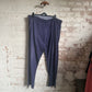 1950s Navy British Workwear Cotton Drill Trousers
