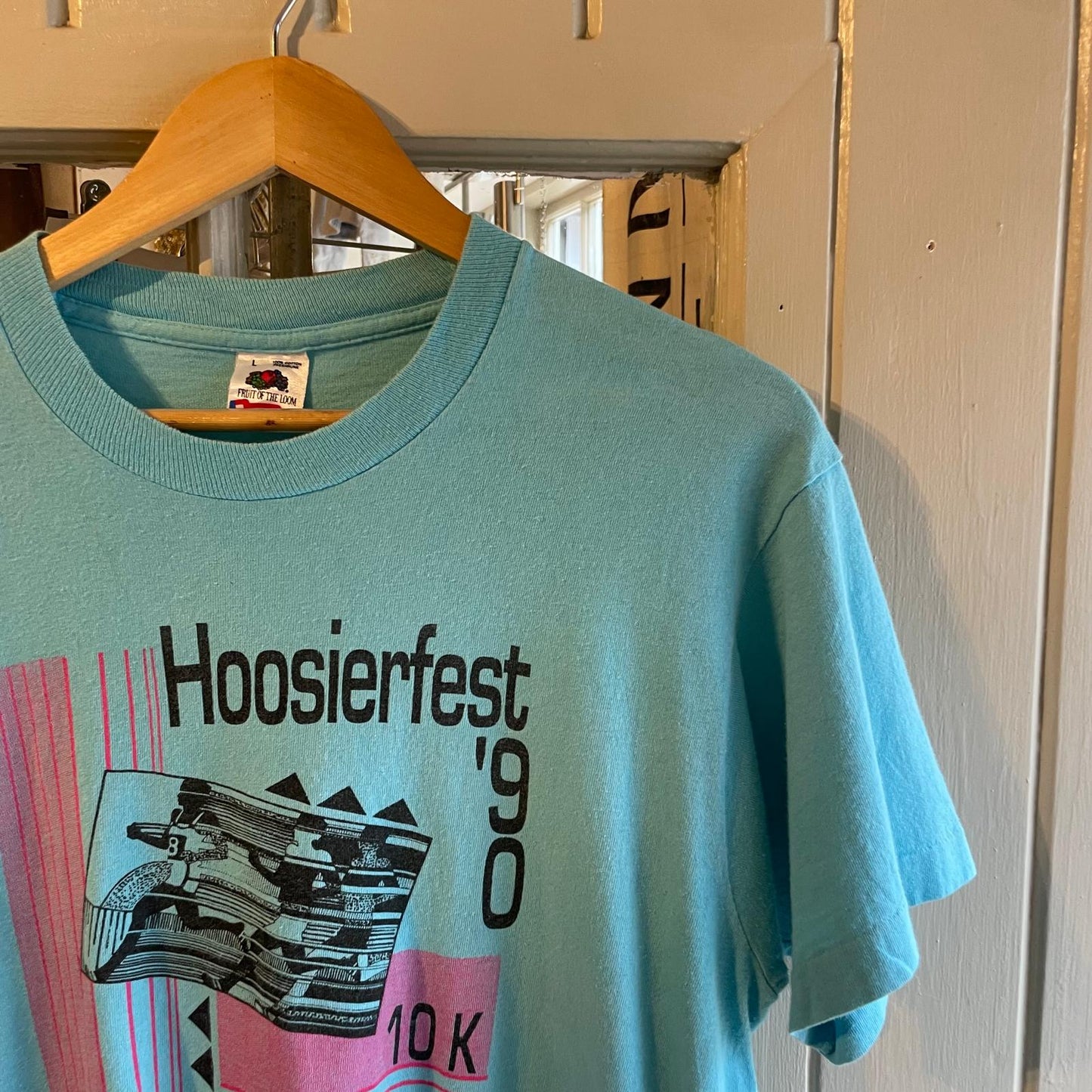 1990s Baby Blue Graphic T-Shirt