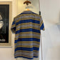 1970s Greek Cotton Striped Smock Zip Shirt