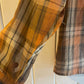 1950s Brown Checkered McGregor Loop Collar Shirt