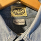 1970s Short Sleeve Blue Denim Button Shirt