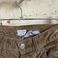 1970s Beige Cord Brown Trousers