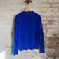 1980s Blue Nottingham Forest Knitted V-neck Jumper