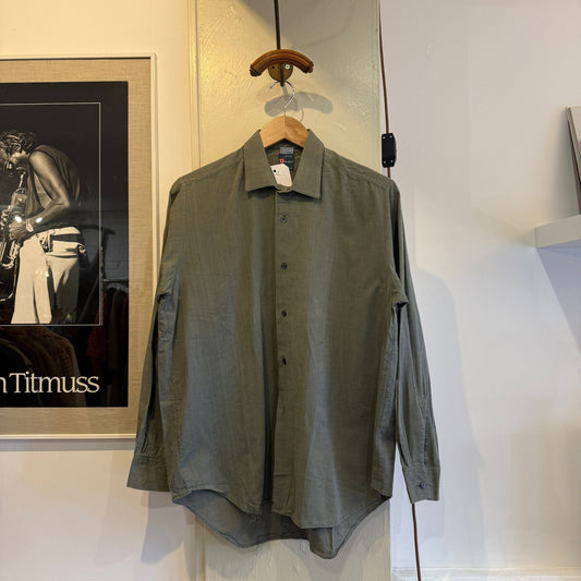 1960s Green British Dee Hill Button Up Shirt