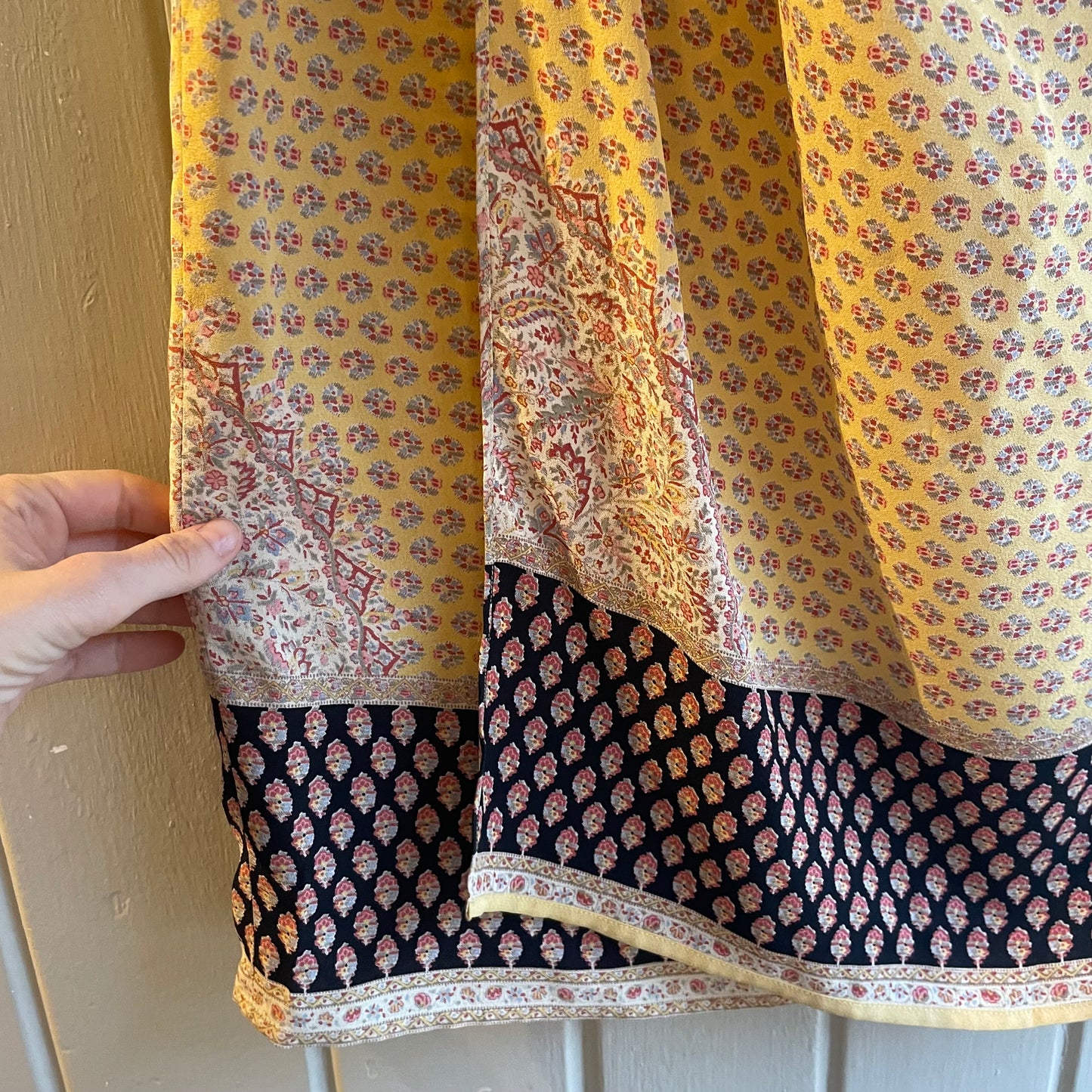 1970s Sari Style Skirt