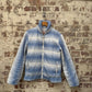 1980s Blue Padded Patterned Ski Jacket