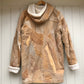 1970s Patchwork Leather Suede Coat