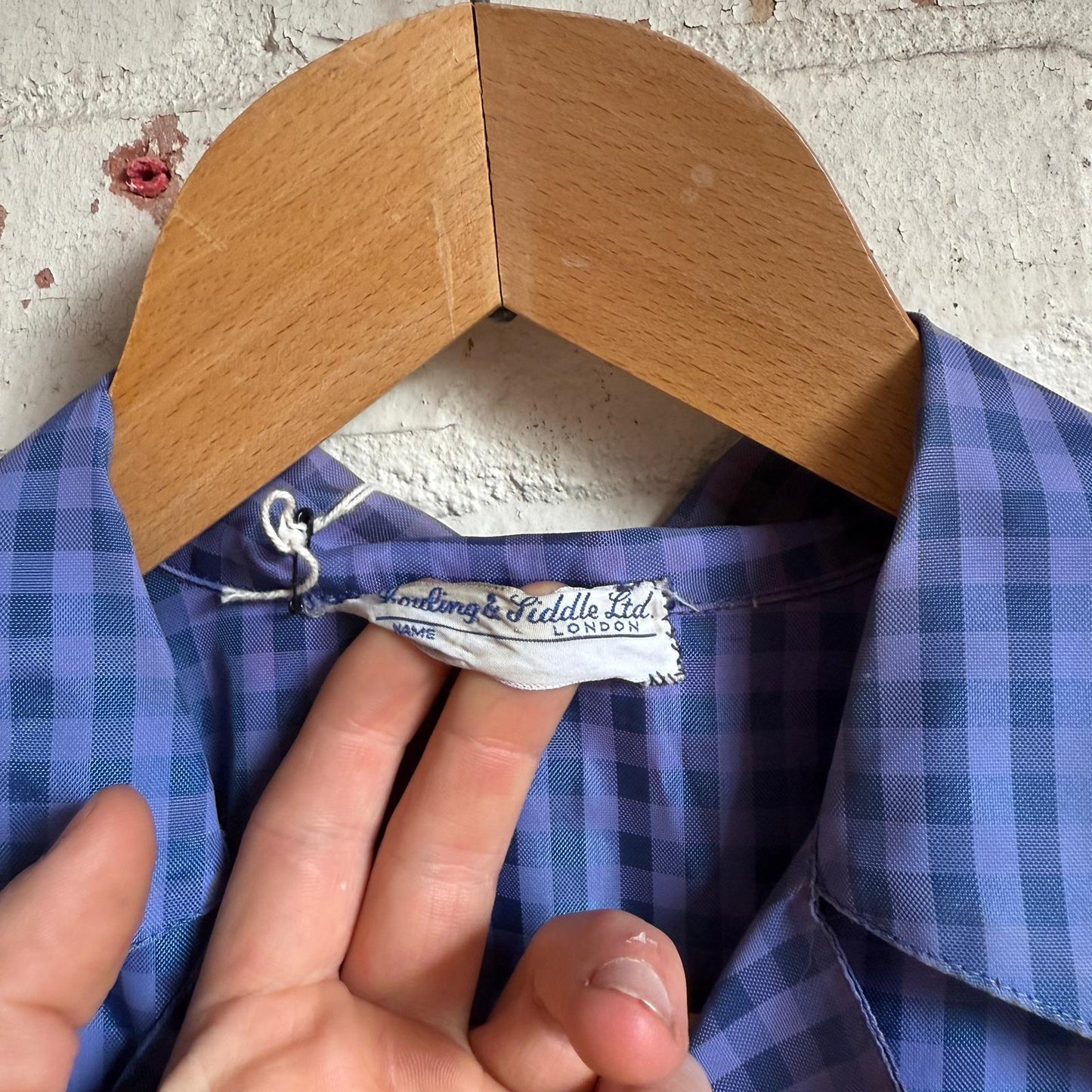 1950s Checkered British Work Coat Jacket