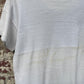 1970s Blue and White Waffle Cagney T-shirt