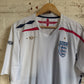 2008-2010 White Umbro England Football Shirt