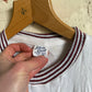 1960s White Cotton Ringer Pocket T-shirt