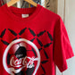 1990s Red Coca Cola graphic T-Shirt