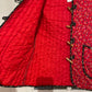 1970s Red Padded Floral Cotton Jacket