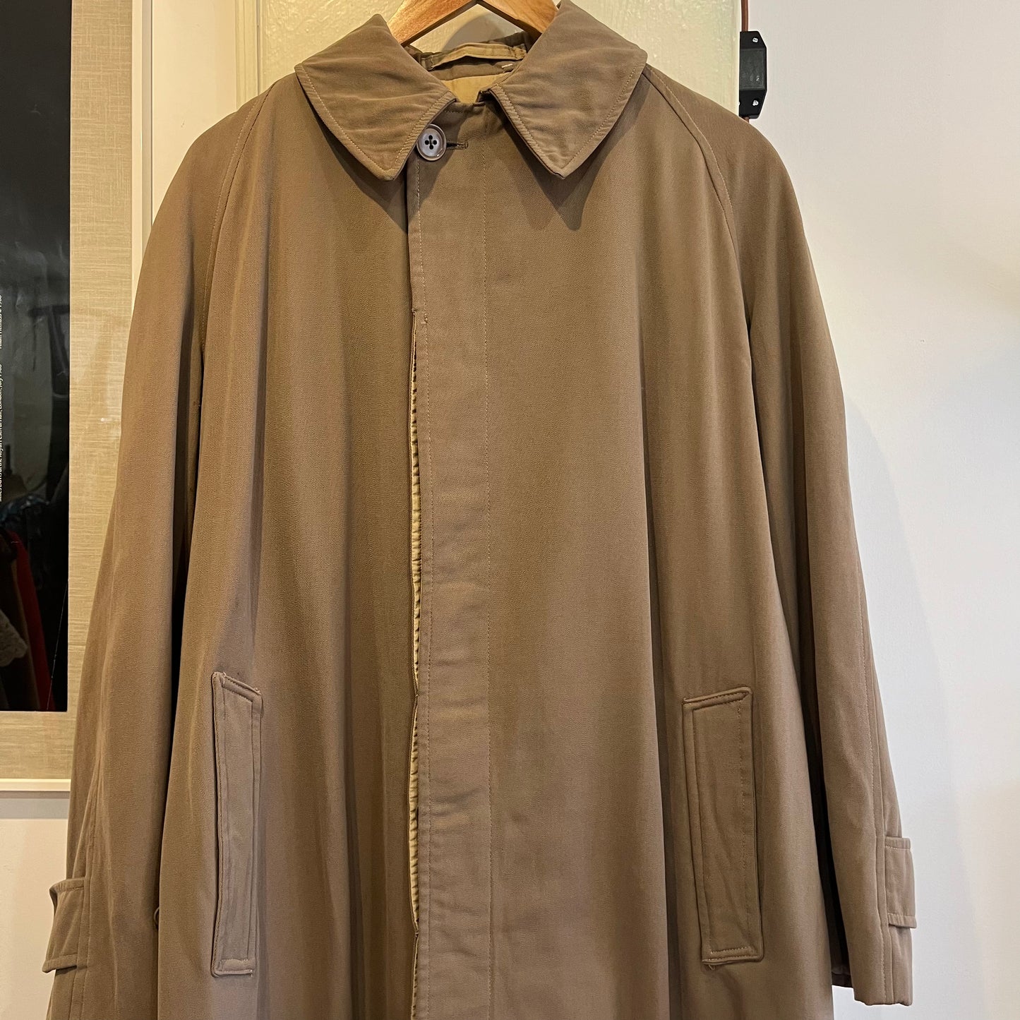 1960s British Military Gabardine Mac Jacket