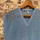1970s Baby Blue Unusual Tank Top Vest