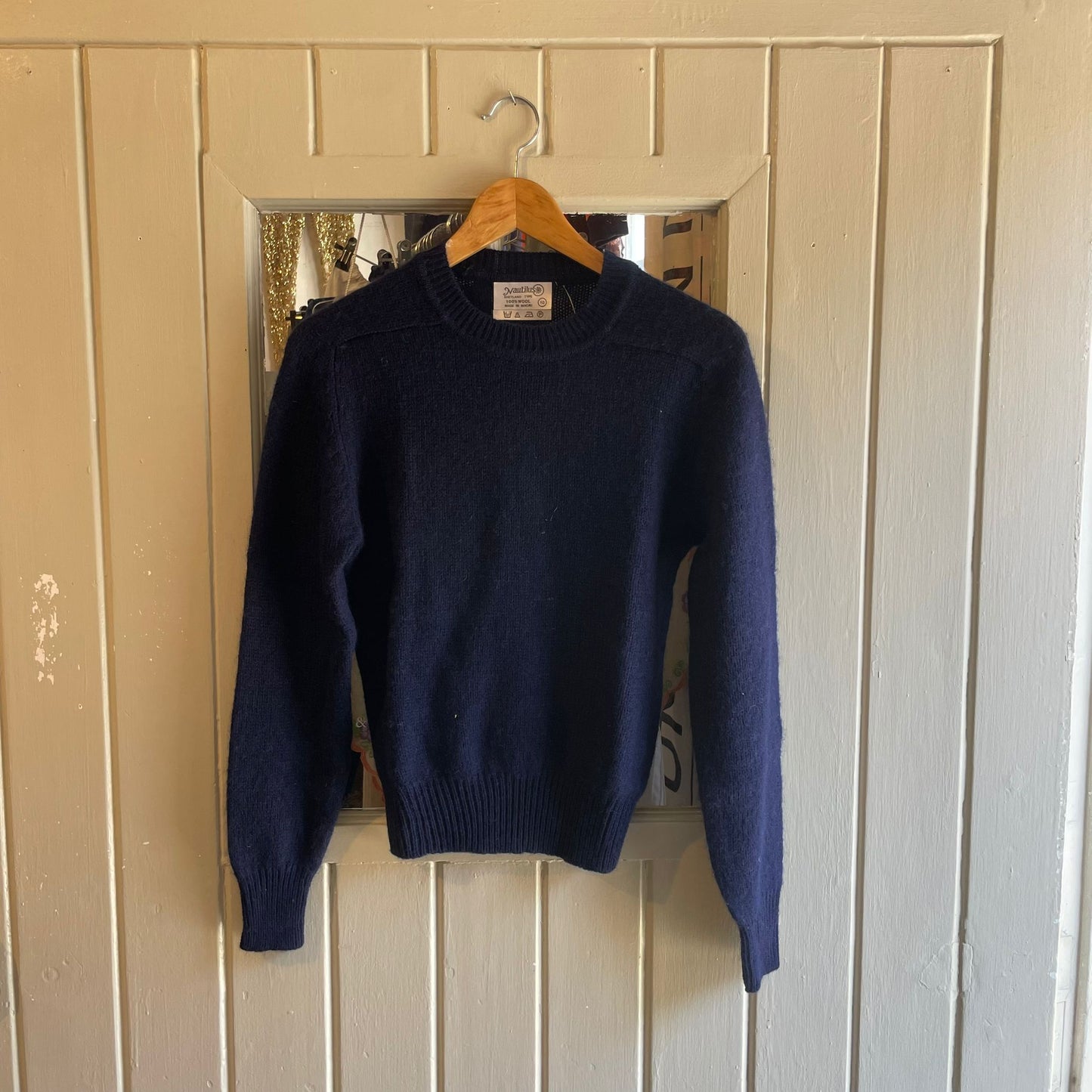 Vintage 70s/80s Navy Knitted Jumper