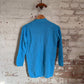 1960s Blue Wool Button up Cardigan Jumper