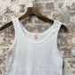 1960s White Vest Top