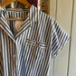 Vintage 70s/80s Blue Striped Cotton Shirt