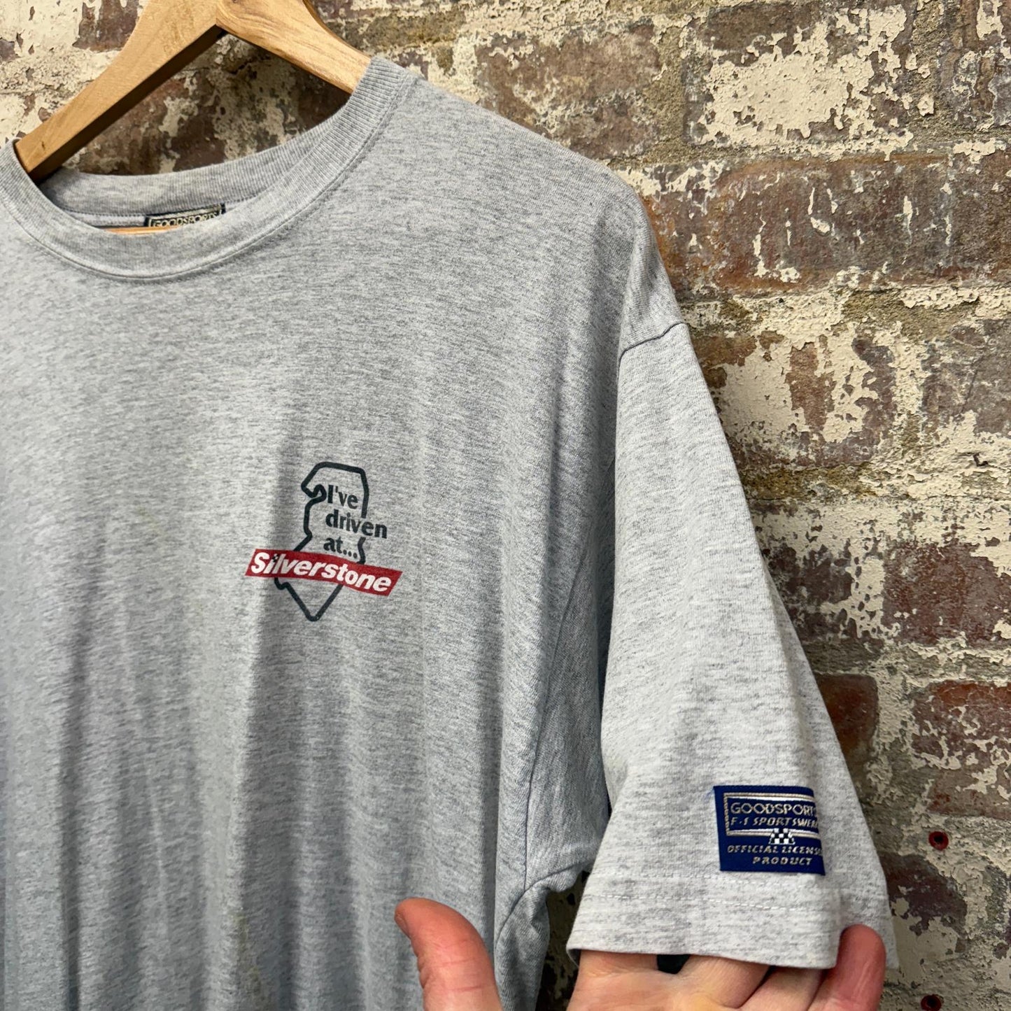 1990s Grey F1 Silverstone Graphic T-Shirt