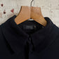 1990s Black Versace Button Sweatshirt