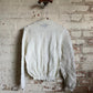 1960s White Knitted Cardigan Jumper