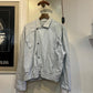 1980s Grey Unusual Design Cotton Jacket