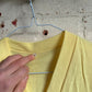 1960s Yellow Wool Knitted V-Neck top