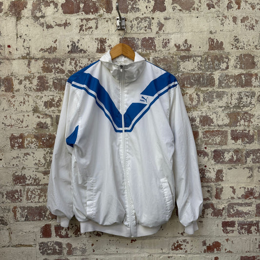 1980s White Puma Borris Becker Track Top Jacket