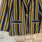 1970s Striped Belted Back Boating Blazer Jacket
