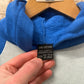 1970s Blue Raglan Kids Hoodie
