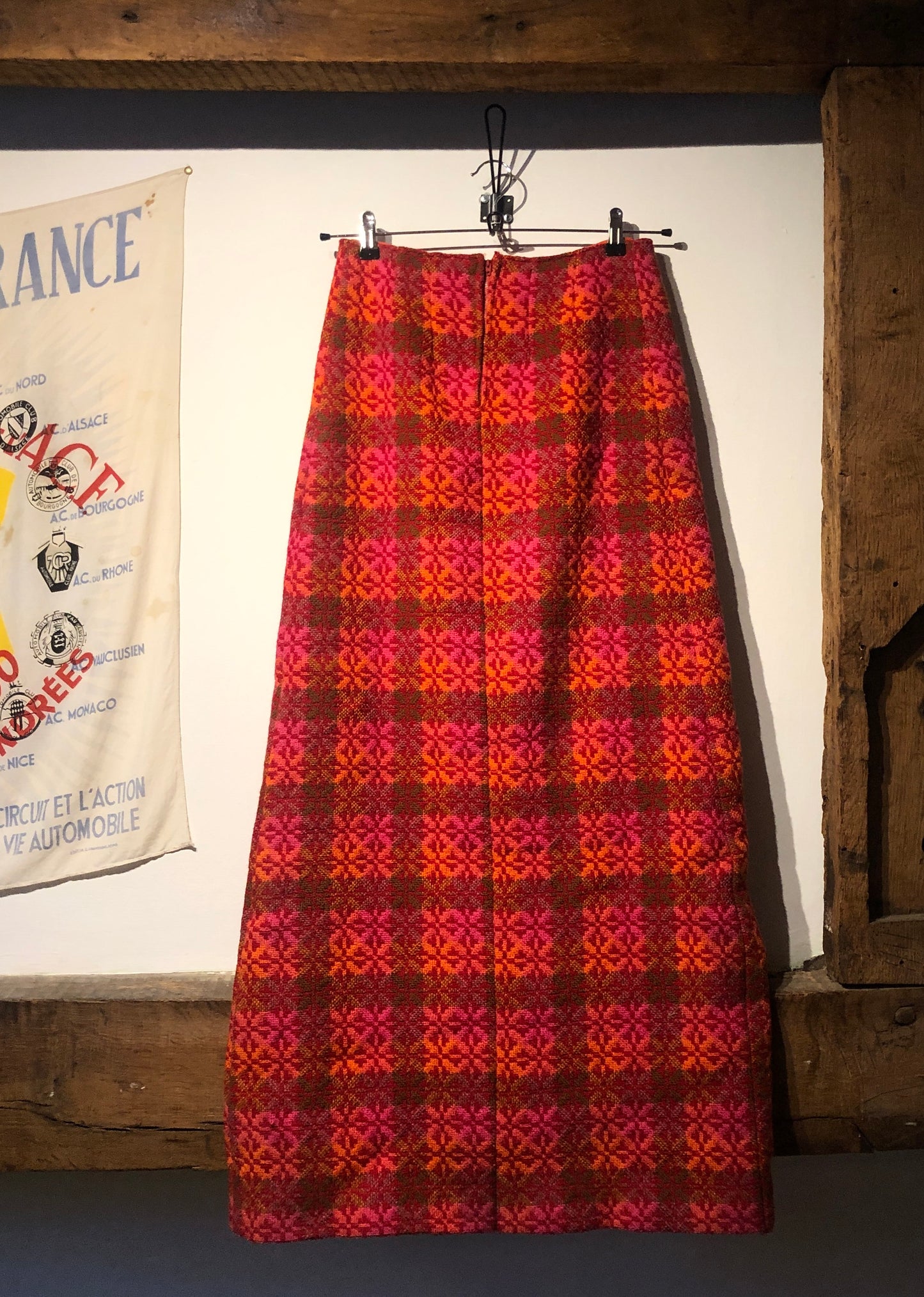 1960’s Welsh Wool Handmade Tapestry Maxi Skirt