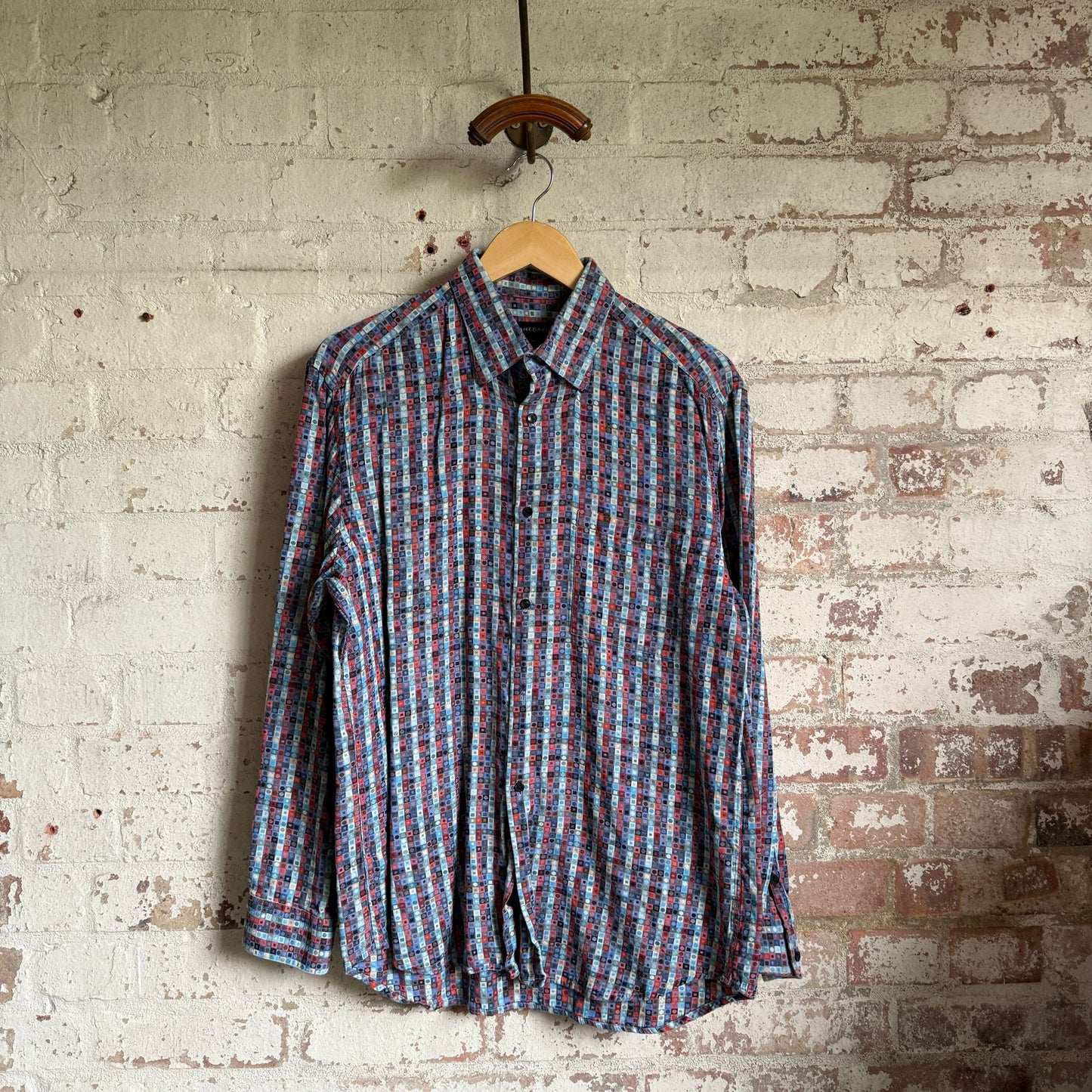 Vintage Jhane Barnes Patterned Button Shirt