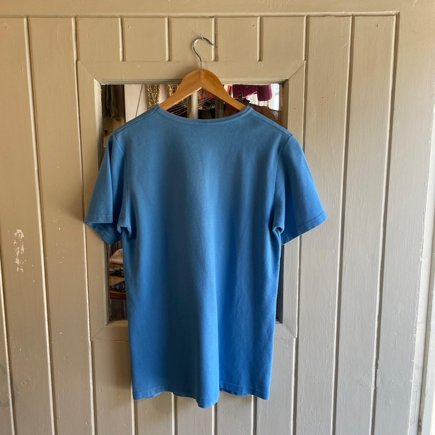 Vintage 80s/90s Blue German Training T-shirt
