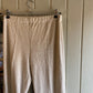 Vintage 70s/80s Cream Unusual Wool Knitted Trousers