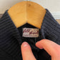 Vintage 50s/60s Black Wool British Knitted Cardigan Jumper