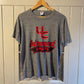 1970s Grey Russel Athletic Graphic College T-Shirt