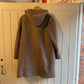 1970s Brown Wool British Duffle Coat Jacket