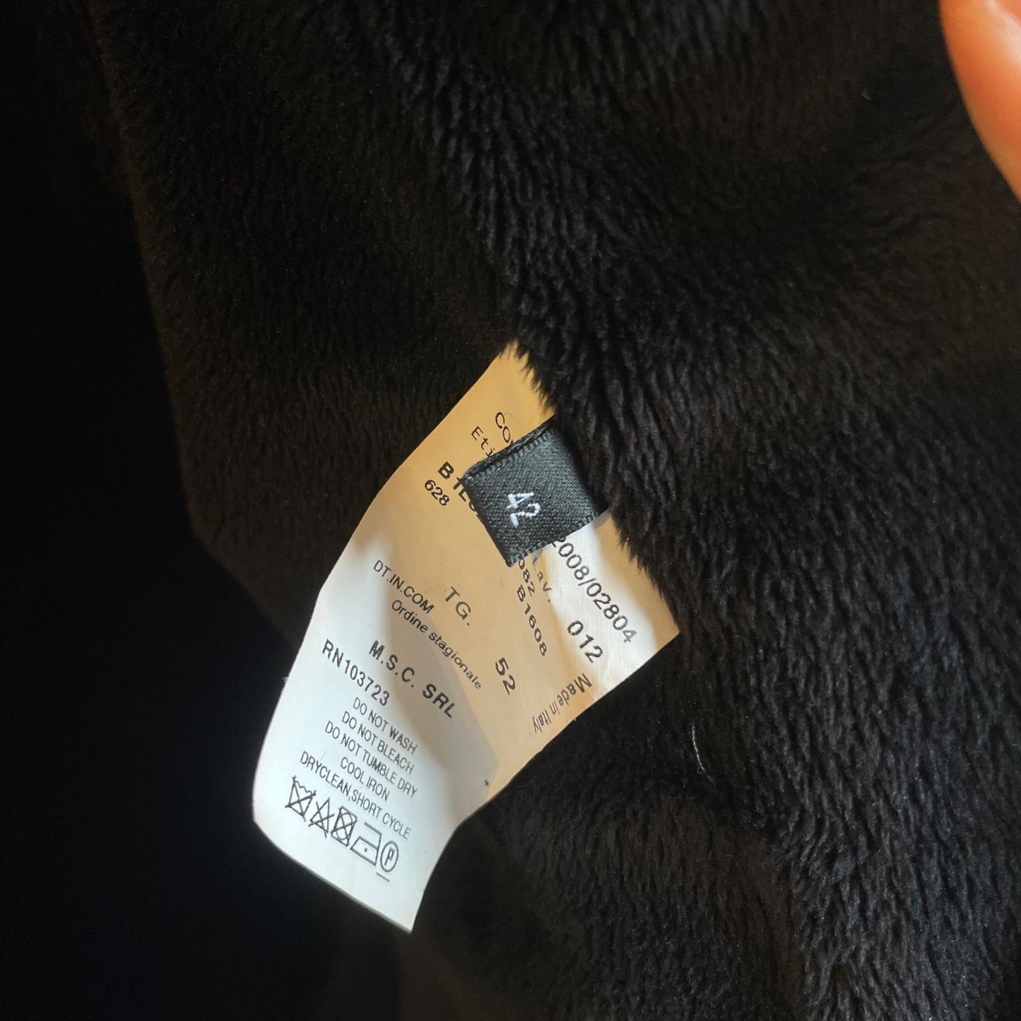 2008 Grey Wool Armani Long Hooded Coat